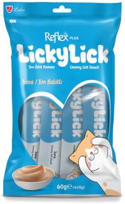 Reflex Plus Lickylick Ton Balıklı Sıvı Ödül Maması 4'lü Ambalaj (4 x 15 g) — Amazon ürün görseli