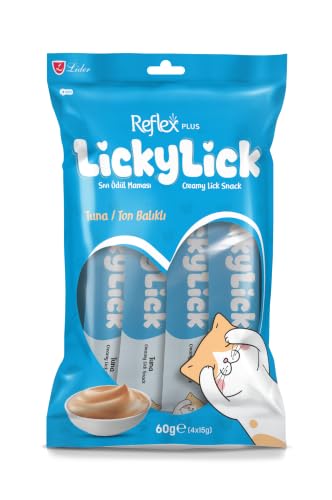 Reflex Plus Lickylick Ton Balıklı Sıvı Ödül Maması 4'lü Ambalaj (4 x 15 g) ürün görseli