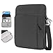 Dadanism 9-11 Inch Tablet Sleeve Protective Shoulder Bag for iPad (A16) 11", iPad 10th Gen 10.9", iPad 9/8/7th Gen 10.2", iPad Air M4/M3 11", iPad Pro M5/M4 11", Galaxy Tab A11+ Plus 11", Black&Gray