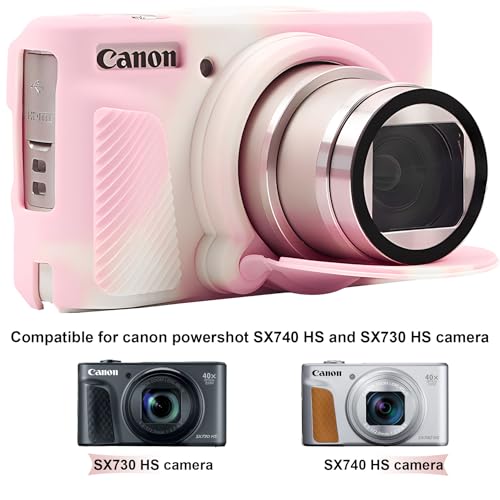Funda de silicona para cámara Canon PowerShot SX740 / SX730 miniatura 2