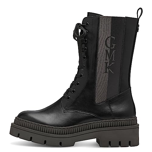 MARCO TOZZI by Guido Maria Kretschmer Damen Stiefeletten zum Schnüren mit Plateau mit Reißverschluss – Bild 6