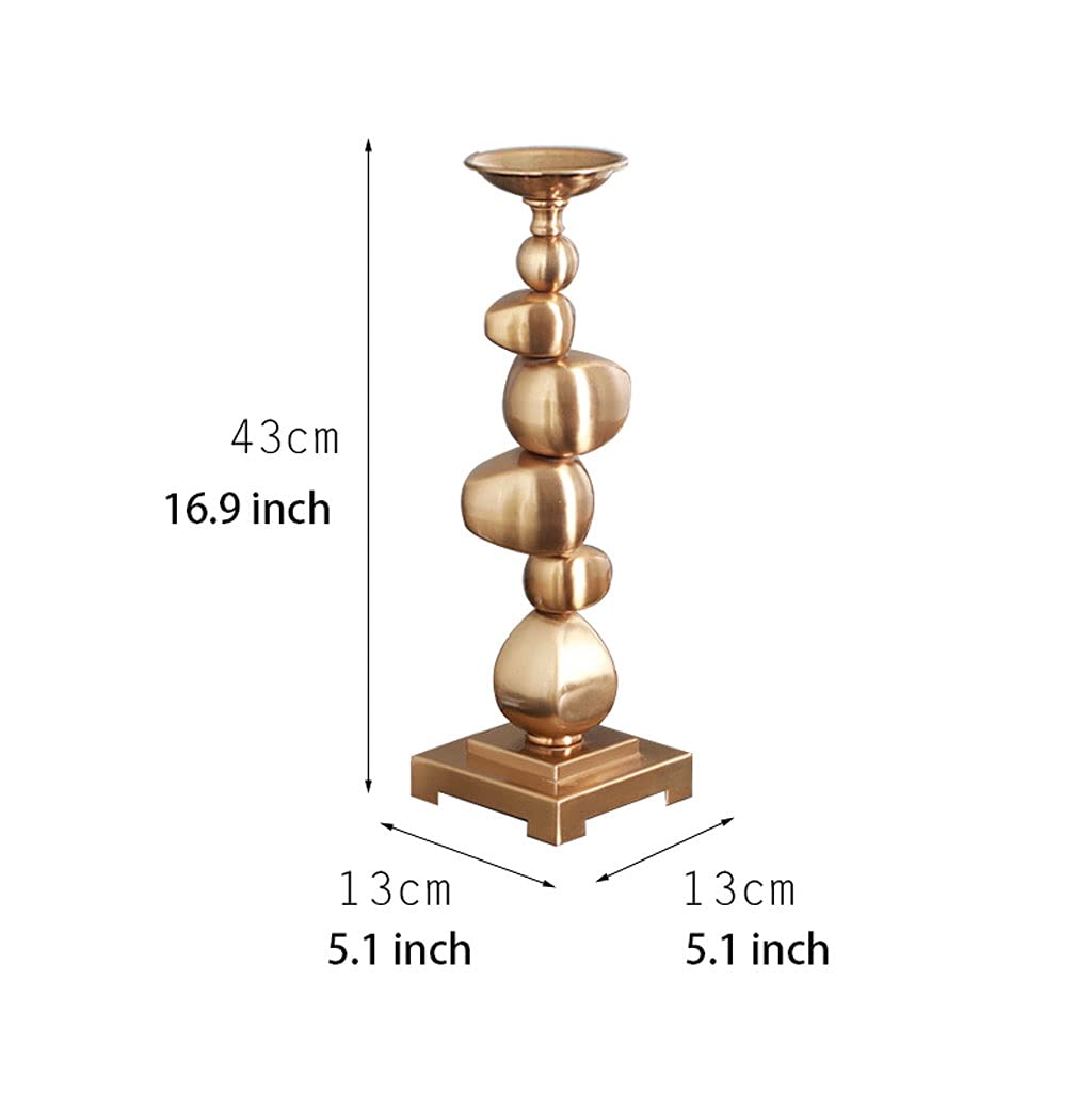 Kerzenhalter für Adventskranz, Metallsäule Kerzenhalter, Kerzenständer, Tischkandelaber-Mittelstücke for Home Hochzeit Kerzenlicht-Dinner-Dekoration Heim-Party-Dekoration(Set)