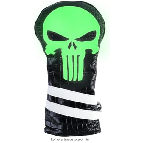 Golf Club Covers Glow in The Dark Club Covers Fairway Wood Club Covers Hybrid Club Covers Leather Mallet Putter Covers Blade Club Covers Golf Club Head Covers Suitable for Most Brands Cover