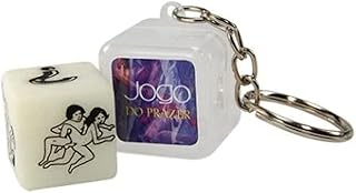 Dado Do Prazer Hétero Com Chaveiro Simples | Diversão Ao Cubo REF:ER-03