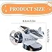 Solar Powered Airplane Shaped Car Ornaments, Solar Airplane for Car Dashboard with Swing Motion When Driving, Cars Interior Center Console Rotating Mini Airplanes, Cool Cars Accessories for Men (#06)