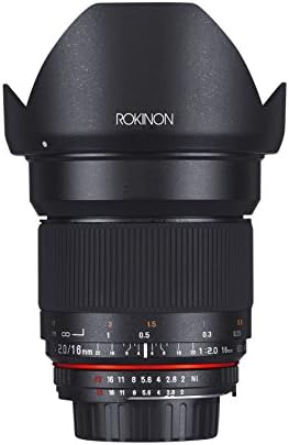 Rokinon 16MAF-N 16mm f/2.0 Aspherical Wide Angle Lens for Nikon (DX) Cameras