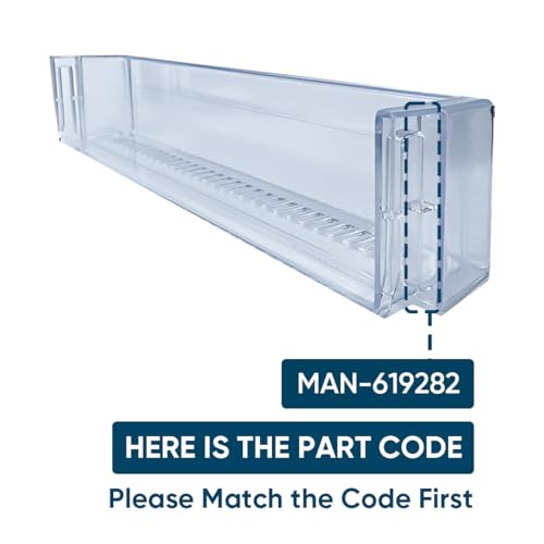 Image of Fridge Bottle Shelf | Compatible with LG Single Door Refrigerator (200L+) | Clear Bottle Rack | Part Number: MAN619282