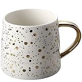kakaobecher porzellan biedermeier HOCHWERTIGE QUALITÄT:Die klassisch romantischen Kaffeebecher werden aus hochwertiger Keramik gefertigt, gefärbt und hochglänzend glasiert. Die Trinkbecher sind Mikrowellen-, Spülmaschinen- und Kühlschrankgeeignet. Fassungsvermögen ca. 330ml.
