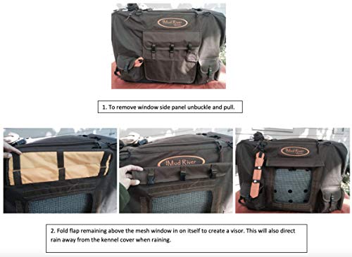 Mudriver Dixie Kennel Cover Brown Xlarge  Cucciolini Doodles Mudriver dixie kennel cover brown x large   cucciolini doodles