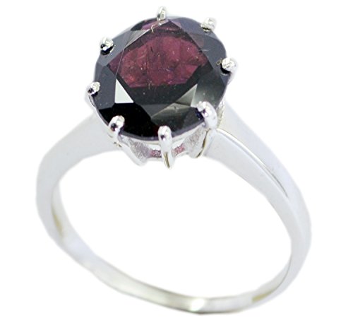 Bague grenat en argent à offrir pour un anniversaire ou une fête