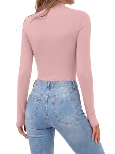Image of OPOIPIN Women's Long Sleeve Basic Bodysuit