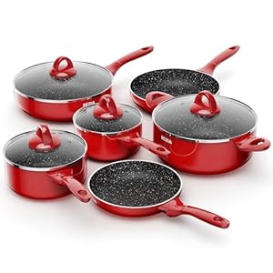 Induction Cookware Pots and Pans Se...