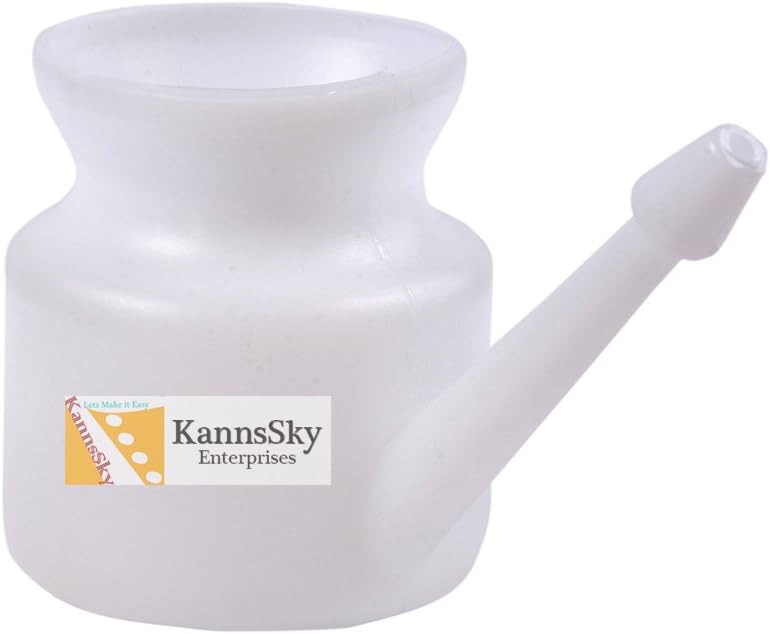 Plastic Jala Neti Pot - 500 Ml (Milky)