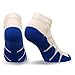 Sox Sport Plantar Fasciitis Arch Support Low Cut Running, Gym Compression Socks, White/Royal, Medium - SS4011