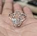 Natural Herkimer Diamond Ring, 925 Sterling Silver Ring, Handmade Ring, Statement Jewelry, Women Ring, Herkimer Gemstone, Gift For Her, /// (14K Gold Field)