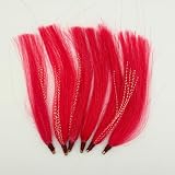 Assorted Color Tube Fly Bucktail Lures by Run Off Lures