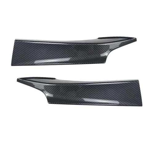 Spoiler Pare-Choc Avant pour BMW Série 1 F20 F21 M135i Sport 2012-2014 2015 Pare-Chocs Avant Spoiler Latéral Couvercle d'angle Diffuseur Séparateur Tablier Kit Carrosserie(Carbon Look)