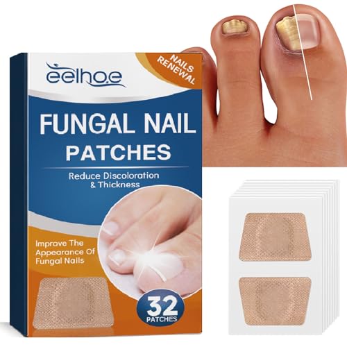 Toenail Fûngus Treatment, 32 Pcs Nail Repair Patches, Nail Repair Treatment for Damaged Nails and Appearance of Discolored