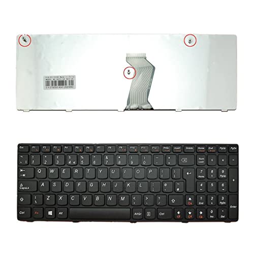Teclado de substituição Almencla UK Layout para Lenovo IdeaPad G575, G570, Z560, Z565, G570AH, G570G