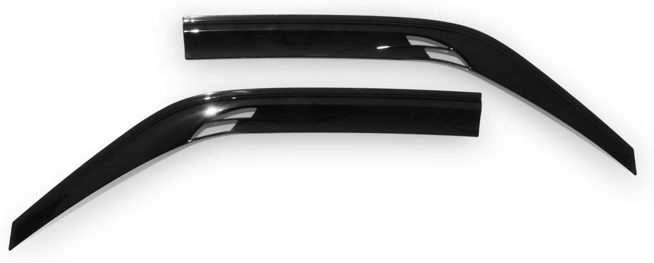 OMAC Window Wind Deflector for Dodge Mercedes Sprinter Sprinter W906 2006 to 2018, Air Rain Guards, Front Side Door Window Vent Visor, Acrylic, 2 Pieces, Black