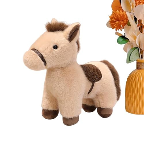 Caballo de peluche acurrucable contra el estrés y la ansiedad
