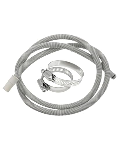 00668114 Dishwasher Drain Hose 668114 Fit For Bosch LG GE Whirlpool & Servineart Dishwashers 7ft Replacement 1561543 AH3481849 EA3481849 PS3481849 PS8732957