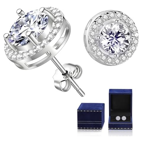 Boucles d'oreilles moissanite FEIKFEIZ Cover