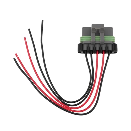 OTOTEC Arnés de Cableado del Conector del Motor del Limpiaparabrisas del Coche 1254632670 Compatible con Fiat Compatible con Peugeot
