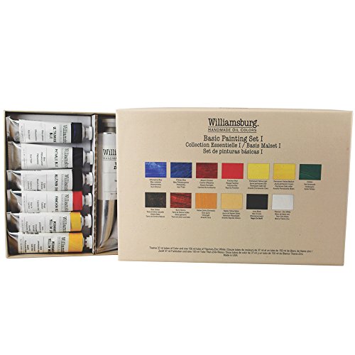Williamsburg Handmade Oil Colors Basic Painting Set I #TOP24