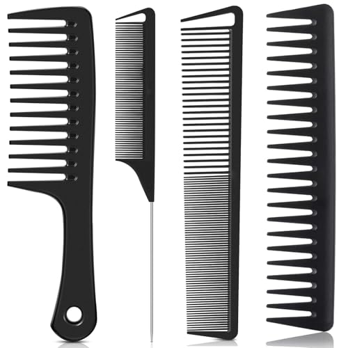 Set profesional de 4 peines para cabello miniatura 1