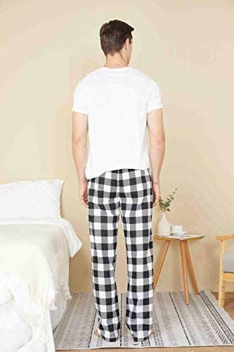 HiddenValor Mens Plaid Cotton Pajama Lounge Pants4