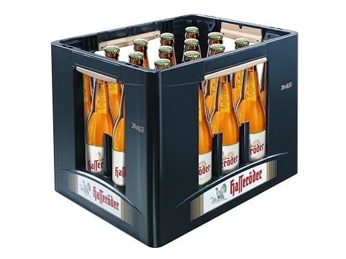 Hasseröder Premium Export Flaschenbier, MEHRWEG (20 x 0.5 l) im Kasten, Premium Export