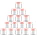 YUIP Envase Cosmético, 30 Piezas 20ml Tarros de Plástico Contenedores Cosmético de Viaje Envases de Vacío Transparente con Tapas de Tornillo Redondo para Loción Crema Cosmético (Rosado Transparente)