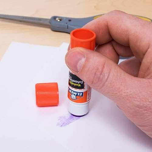 The Mega Deals Elmers Glue Sticks 3 Count Glue Sticks Bulk 0.77 Ounce Purple Glue Stick - School Supplies For Kids, Liquid School Glue #TOP5