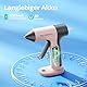 Heißklebepistole Akku, Tilswall Kabellose Heißklebepistole mit 30s Schnellvorheizen 2000mAh Akku, 20 Premium Klebesticks, Smart Power-Off, Ideal für Heimwerkerarbeiten und Reparaturen Rosa