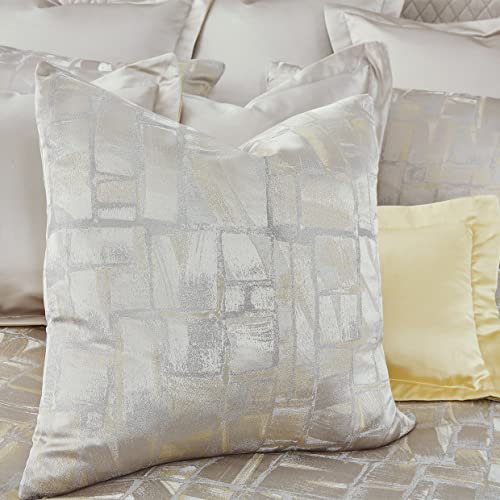 Michael Amini Ferrara 10-Piece King Comforter Set - Platinum #TOP4