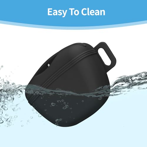 AUDWUD Upgraded Version von Silikon Leckerbissen Tasche,festere Abdichtung zu verhindern,dass Lebensmittel aus fallen während des Gehens;kommt mit einem Gürtel für bequeme