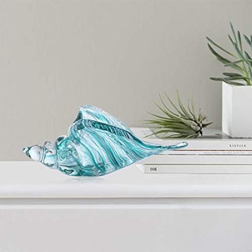 QFkris Hand Blown Glass Conch Seashell Figurine Home Decor Art Glass Sculpture of Conch - Image 7