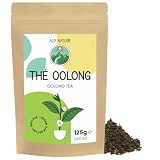 Alpi Nature Thé Oolong 125g, Feuilles Entières Séchées, Feuille de Thé Oolong Chinois, Naturellement Caféiné