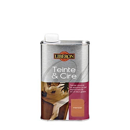 LIBERON Teinte et cire pour le bois, Merisier, 500mL