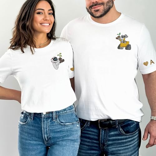 Personalized Couples Embroidered Sweatshirt, Custom for Him and Her, Matching Couple Outfit Sweater3