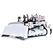 wheelfun 1/14 D11T Metal RC Hydraulic Bulldozer Radio Control Dozer Model Electric Ladder Smoke Unit Motor Servo ESC