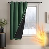 Deconovo Cortinas Opacas de Salon Dormitorio termicas aislantes, 1 Paneles