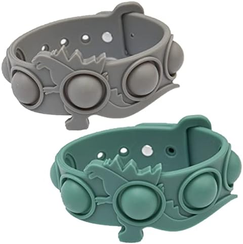 [Set of 2] Pop Bracelet Fidget Pack Wristband Watch Bracelets Games Anxiety & Stress Relief Items Sensory it figit Toys Packages for Boys