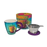 Lang Loved Tea Infuser Mug, Multicolor