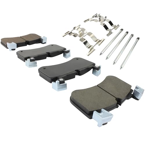 Image of QUALITY-BUILT Front Ceramic Brake Pads, Black Series 1003-2184C, Compatible with 2018-2024 Land Rover (Defender 110,Defender 130,Defender 90,Discovery,Range Rover,Range Rover Sport)