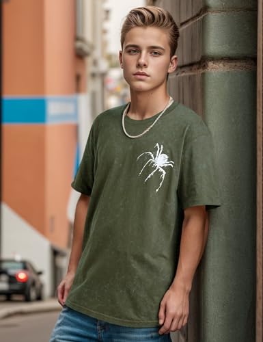 Image of EMMIOL Mens Y2k Baggy Shirts Graphic Tees Oversized Crew Neck Short Sleeve Streetwear Tshirts Summer Tops 2026