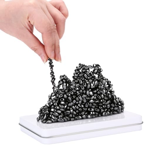 550 PCS Magnetic Ferrite Stones Toys Magnet Crags Ferrite Balls Putty, Magnet Gadgets Seriously Satisfying Office Desk Fidget Toys for Adults Gift