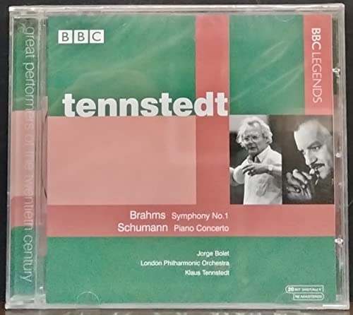 Brahms: Symphony No 1 in C minor, Op 68 / Schumann: Piano Concerto in A minor, Op 54