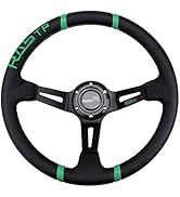 Amazon | MUTEKI ステアリング ハンドル 直径350mm 軽量アルミニウム